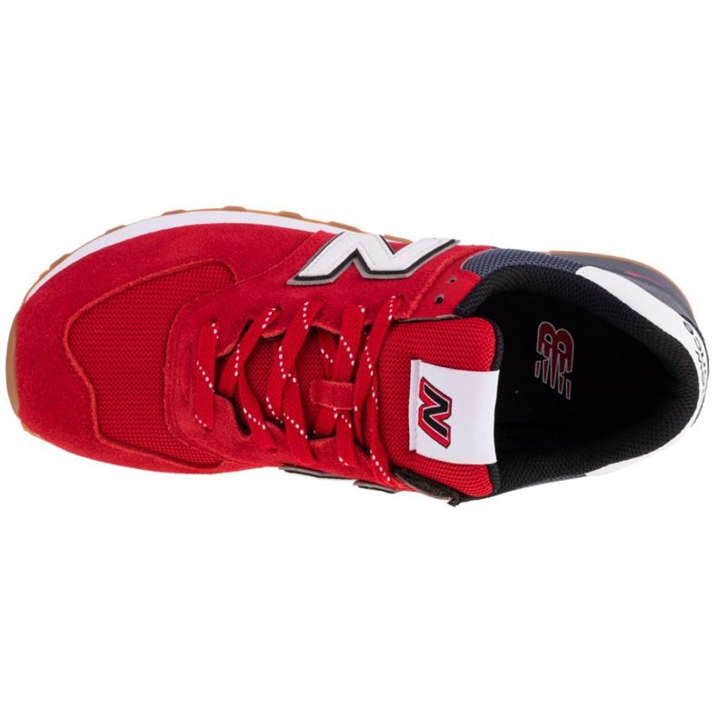 New Balance M ML574SKD skor vit röd mångfärgad 2