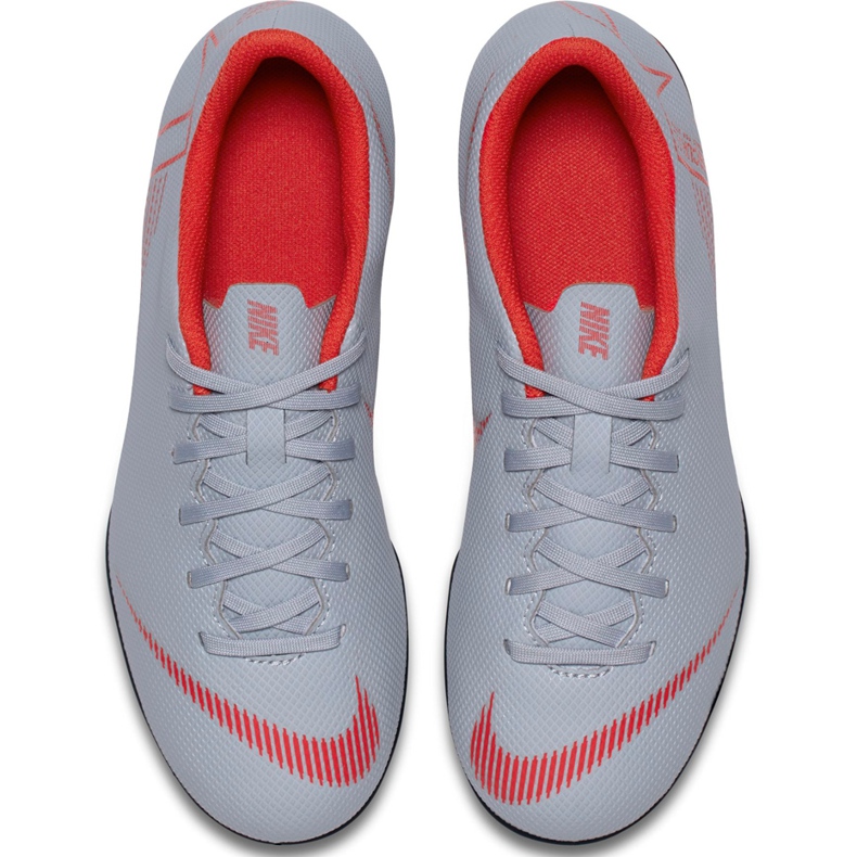 Nike Mercurial Vapor 12 Club Mg Jr AH7350 060 fotbollsskor mångfärgad grå 1