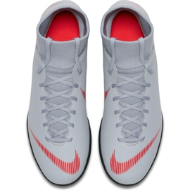 Nike Mercurial Superfly X 6 Club Tf AH7372 060 fotbollsskor grå grå 1