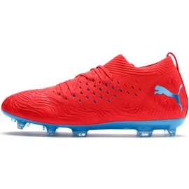 Puma Future 19.2 Netfit Fg Ag 105536 01 fotbollsskor mångfärgad röd 1