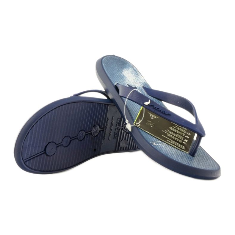 Marinblå tofflor barnskor Rider 1307 flip-flops 3