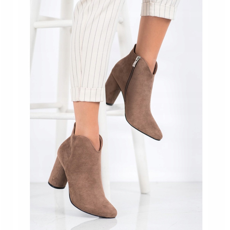 Filippo Snygga stövlar i mocka brun 1