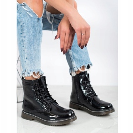 Evento Lackade fashionabla arbetare svart 1