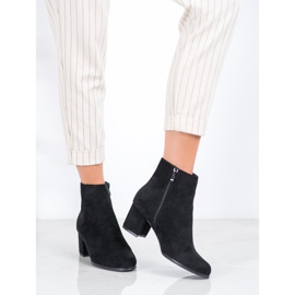 Danic Svarta stövlar på höga klackar 1