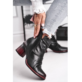 Damskor på högklackad Maciejka svart 04757-01 1