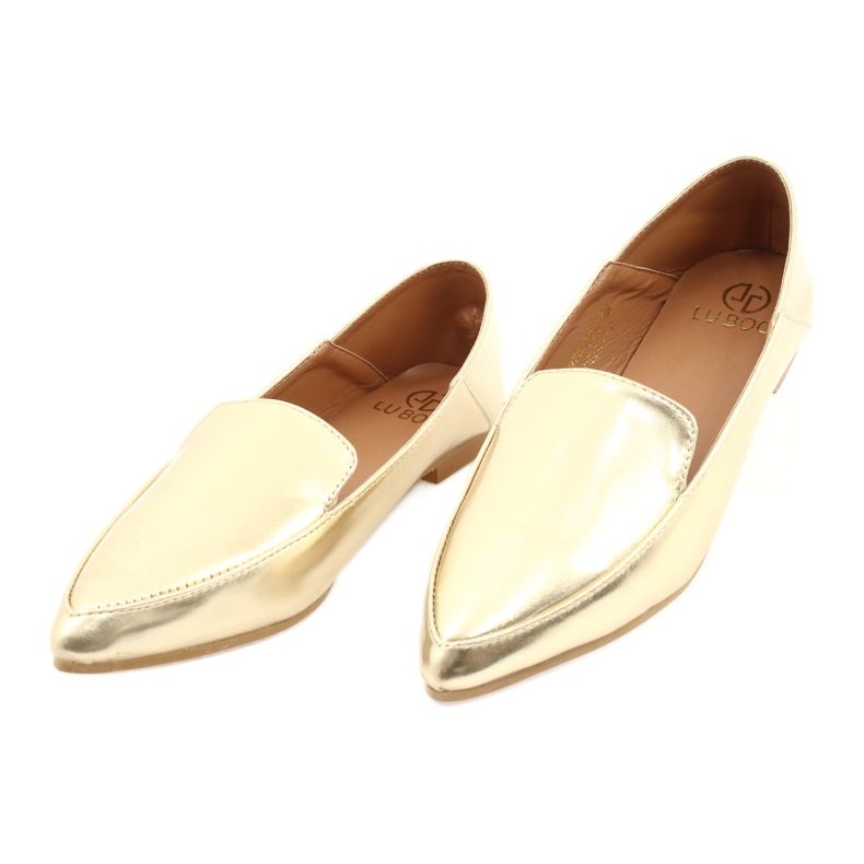 Golden Mirror Loafers för kvinnor Lu Boo Mireldo gyllene 6