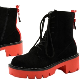 Svarta mocka Centrifugal snörskor orange 1