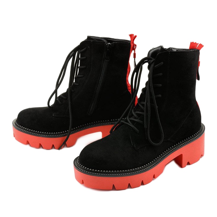 Svarta mocka Centrifugal snörskor orange 2