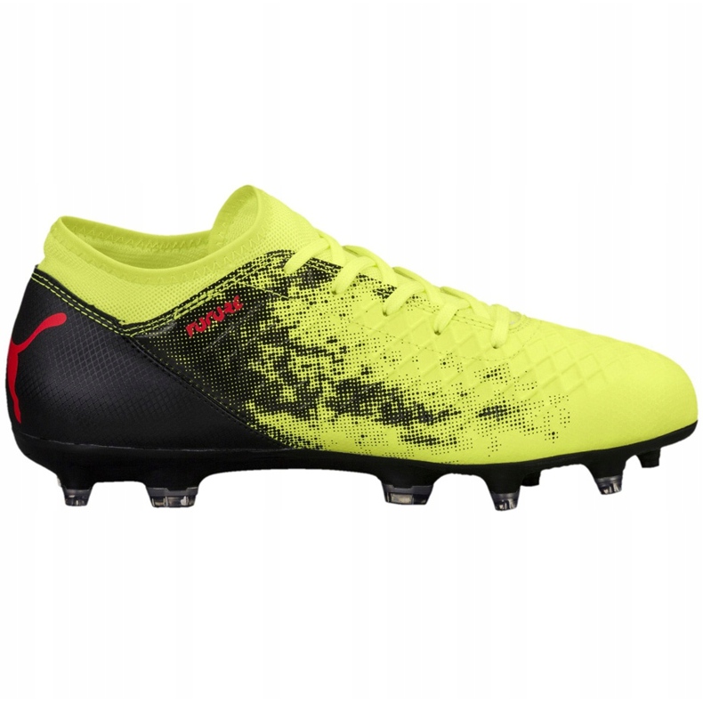 Puma Future 18.4 Fg Ag Junior fotbollsskor gul-svarta 104346 01 mångfärgad 1