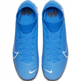 Nike Mercurial Superfly 7 Academy Tf AT7978 414 fotbollsskor mångfärgad blå 1