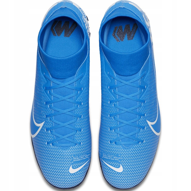 Nike Mercurial Superfly 7 Academy Tf AT7978 414 fotbollsskor mångfärgad blå 1