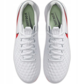 Nike Tiempo Legend 8 Academy FG / MG AT5292 163 fotbollsskor vit vit 1