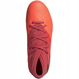 Adidas Nemeziz 19.3 Fg Junior EH0492 fotbollsskor orange röd 1