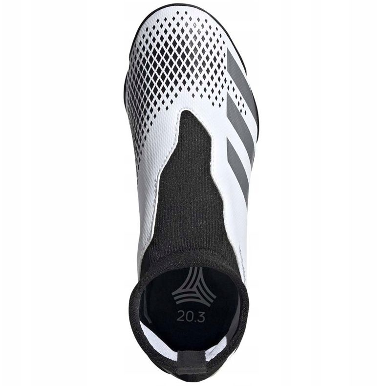 Adidas Predator 20.3 Ll Tf Junior FW9211 fotbollsskor vit vit 1