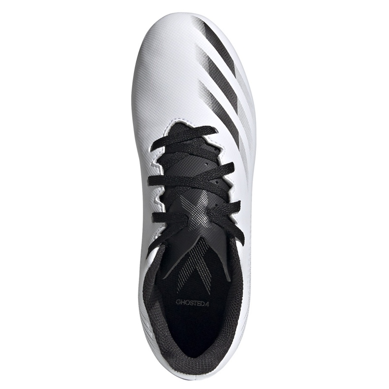 Adidas X GHOSTED.4 FxG Junior FW6798 fotbollsskor vit vit 1