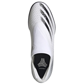 Adidas X GHOSTED.3 Ll Tf EG8158 fotbollsskor vit vit 1