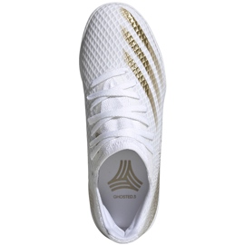 Adidas X GHOSTED.3 I Junior EG8225 fotbollsskor vit vit 1