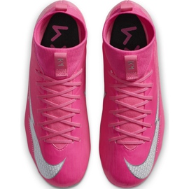 Nike Mercurial Superfly 7 Academy Km FG / MG Junior DB5609 611 fotbollsskor rosa rosa 1