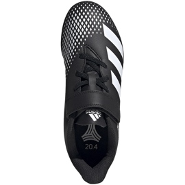 Adidas Predator 20.4 H&amp;L Tf Jr FW9225 fotbollsskor svart svart 1