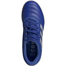 Adidas Copa 20.3 In Sala Junior EH0906 fotbollsskor blå blå 1