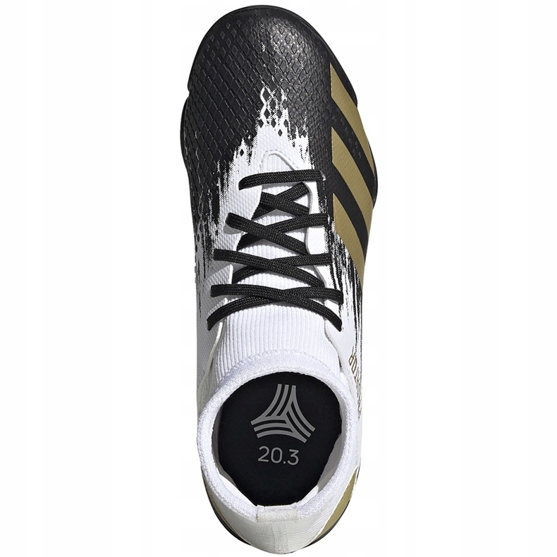 Adidas Predator 20.3 Tf Junior FW9220 fotbollsskor vit 1