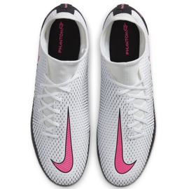 Nike Phantom Gt Academy Df FG / MG CW6667 160 fotbollsskor vit vit 1