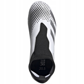 Adidas Predator 20.3 Ll Fg Junior FW9212 fotbollsskor vit vit 1