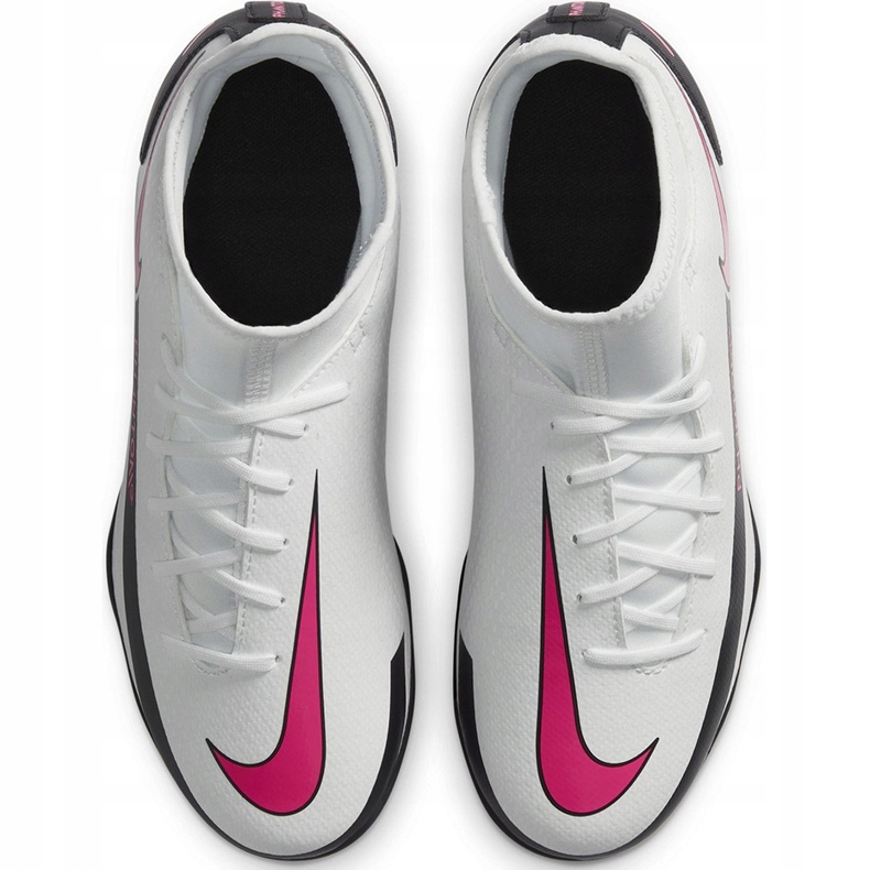 Nike Phantom Gt Club Df FG / MG Junior CW6727 160 fotbollsskor vit vit 1