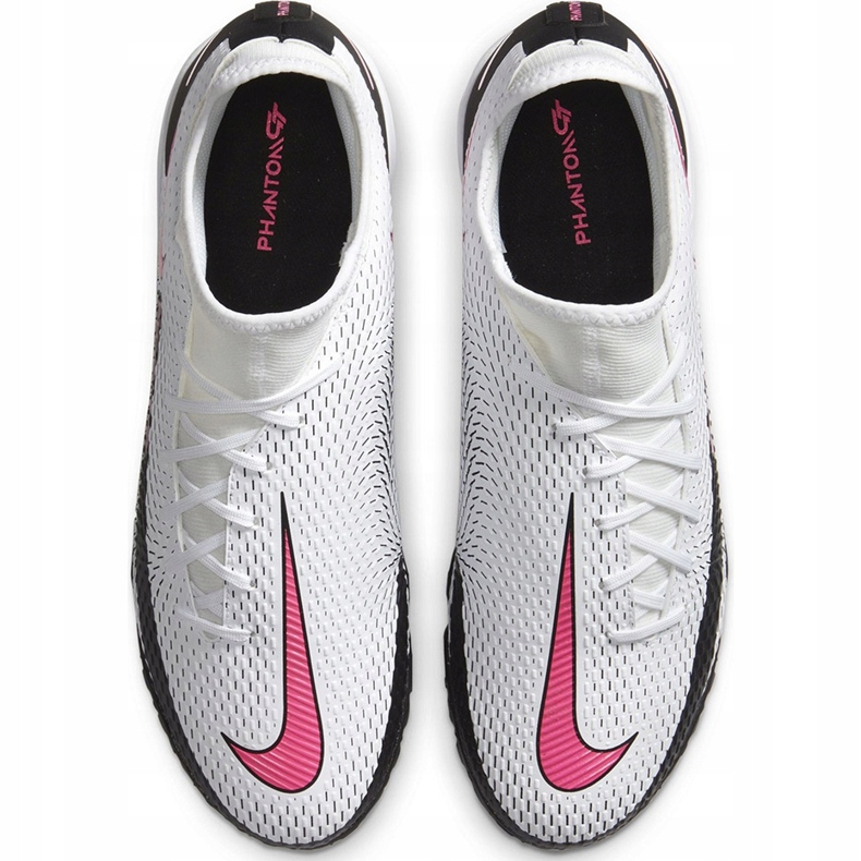 Nike Phantom Gt Academy Df Tf CW6666 160 fotbollsskor vit vit 1