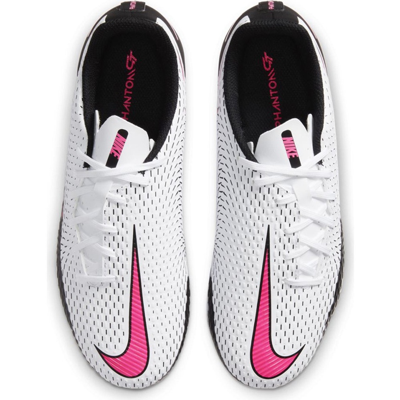 Nike Jr Phantom Gt Academy FG / MG CK8476 160 fotbollsskor vit vit 1