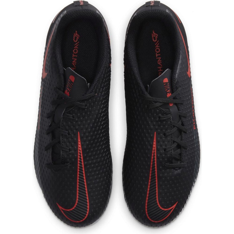 Nike Phantom Gt Academy FG / MG Junior CK8476 060 fotbollsskor svart svart 1