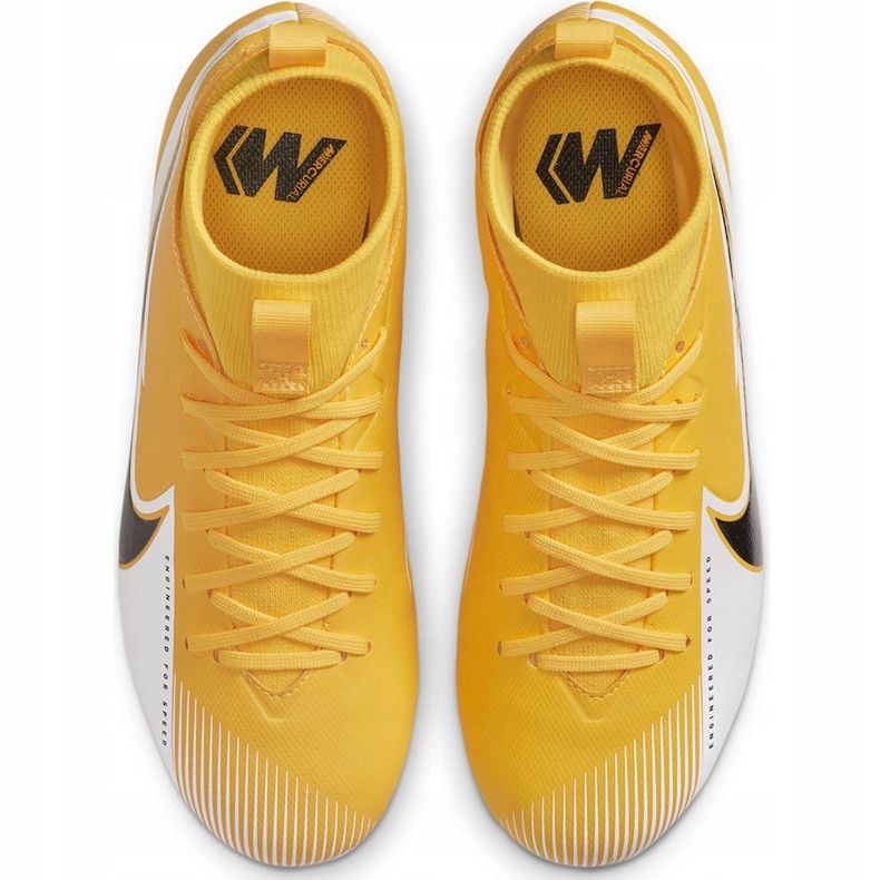 Nike Mercurial Superfly 7 Academy FG / MG Junior AT8120 801 fotbollsskor orange 1