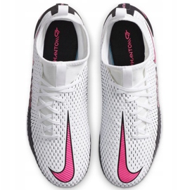 Nike Phantom Gt Academy Df FG / MG Junior CW6694 160 fotbollsskor vit vit 1