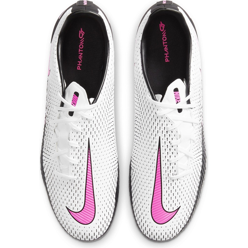 Nike Phantom Gt Academy FG / MG CK8460 160 fotbollsskor vit vit 1