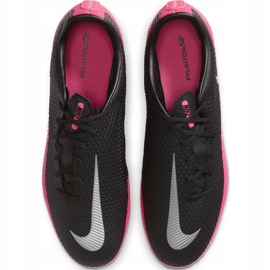 Nike Phantom Gt Academy FG / MG CK8460 006 fotbollsskor svart, rosa svart 1