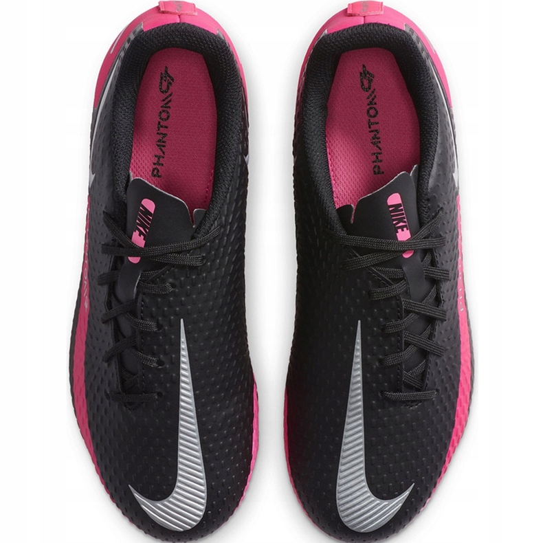Nike Phantom Gt Academy FG / MG Junior CK8476 006 fotbollsskor svart svart 1