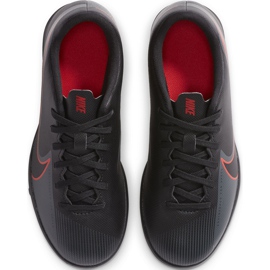 Nike Mercurial Vapor 13 Club Tf Junior AT8177 060 fotbollsskor svart svart 1