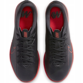 Nike Mercurial Vapor 13 Academy Ic Junior AT8137 060 fotbollsskor svart röd svart 1