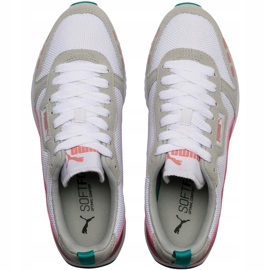 Damskor Puma R78 vit-beige-rosa-turkos 373117 12 mångfärgad 1