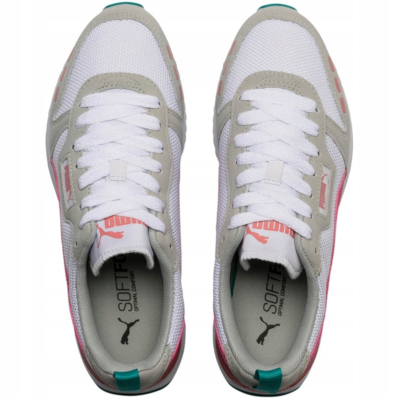 Damskor Puma R78 vit-beige-rosa-turkos 373117 12 mångfärgad 1