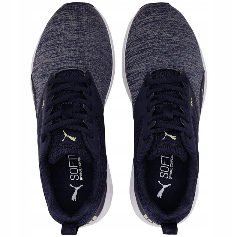 Barnskor Puma Nrgy Comet marinblå 190675 17 grå 2