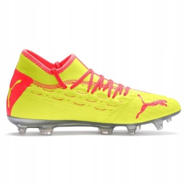 Puma Future 5.2 Netfit Osg Evo Fg Ag 106007 01 fotbollsskor gul röd 1