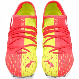 Puma Future 5.3 Netfit Osg Fg Ag 105947 01 fotbollsskor för barn gul 2