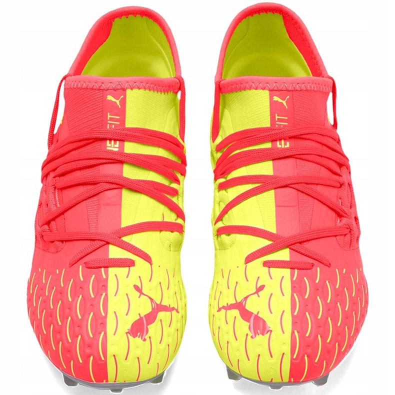 Puma Future 5.3 Netfit Osg Fg Ag 105947 01 fotbollsskor för barn gul 2