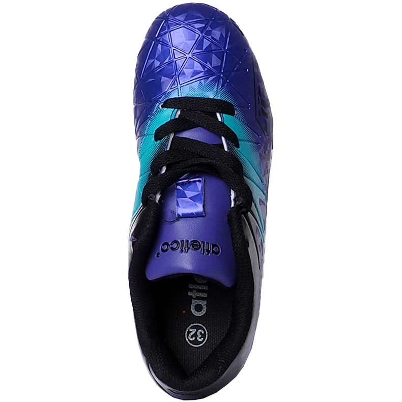 Fotbollsskor för barn Atletico Fg lila XT2094-S77053 purpur blå 1