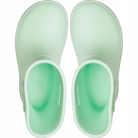 Crocs regnstövlar för barn Crocband Rain Boot Kids grön 205827 3TO 1