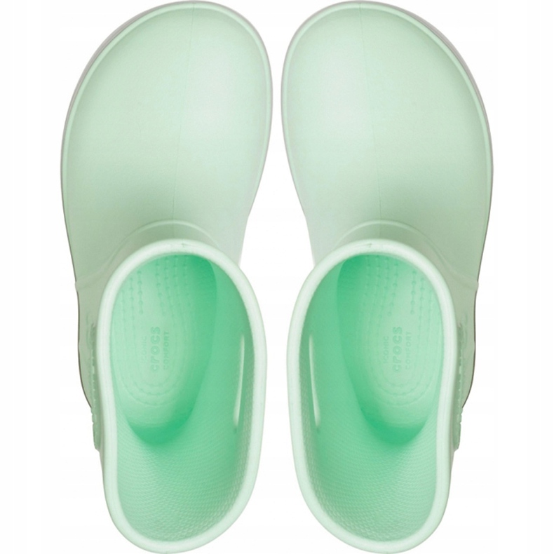 Crocs regnstövlar för barn Crocband Rain Boot Kids grön 205827 3TO 1