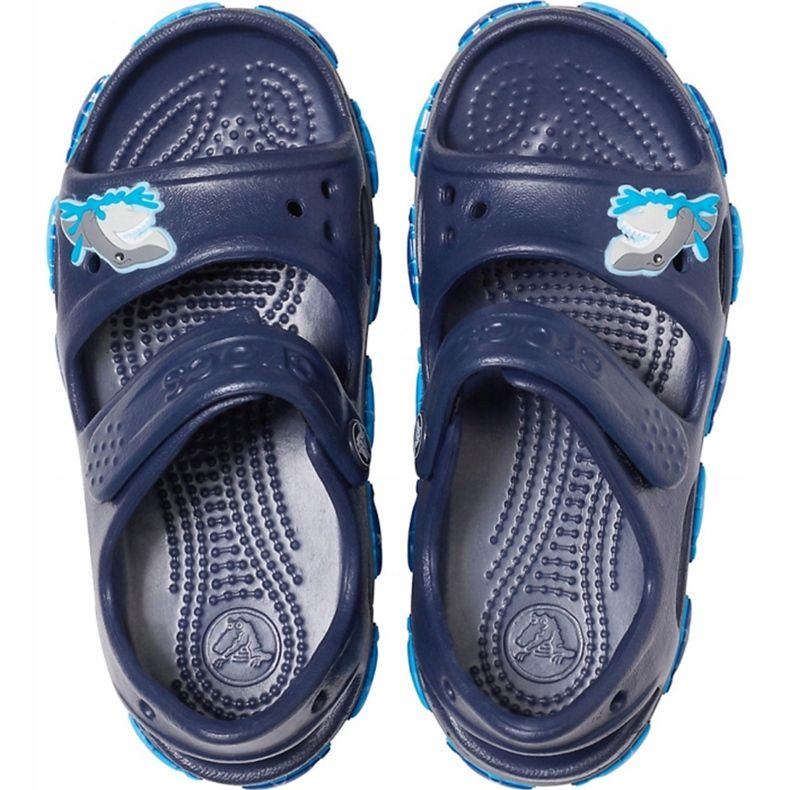 Crocs barnsandaler Crocs Fl Shark Band Sandal B marinblå 206365 410 1