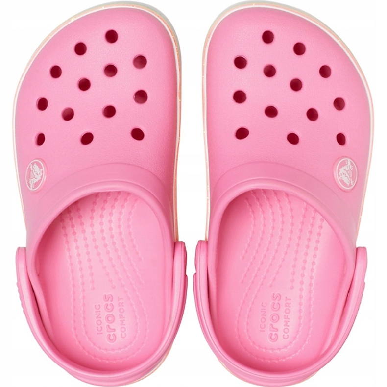 Crocs för barn Crocband Rainbow Glitter Clg K rosa 206151669 1