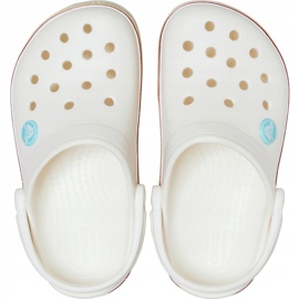 Crocs för barn Crocband Rainbow Glitter Clg K vit 206151 100 1